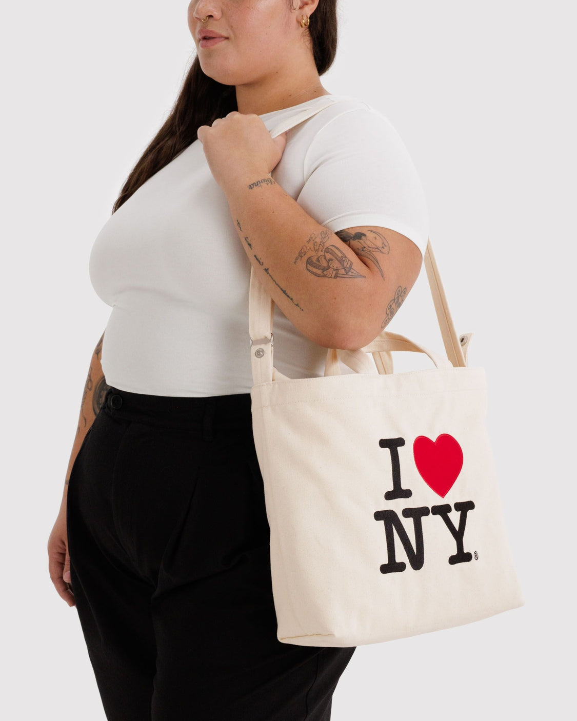 Horizontal Zip Duck Bag - I Love NY - Classic Weekend Run