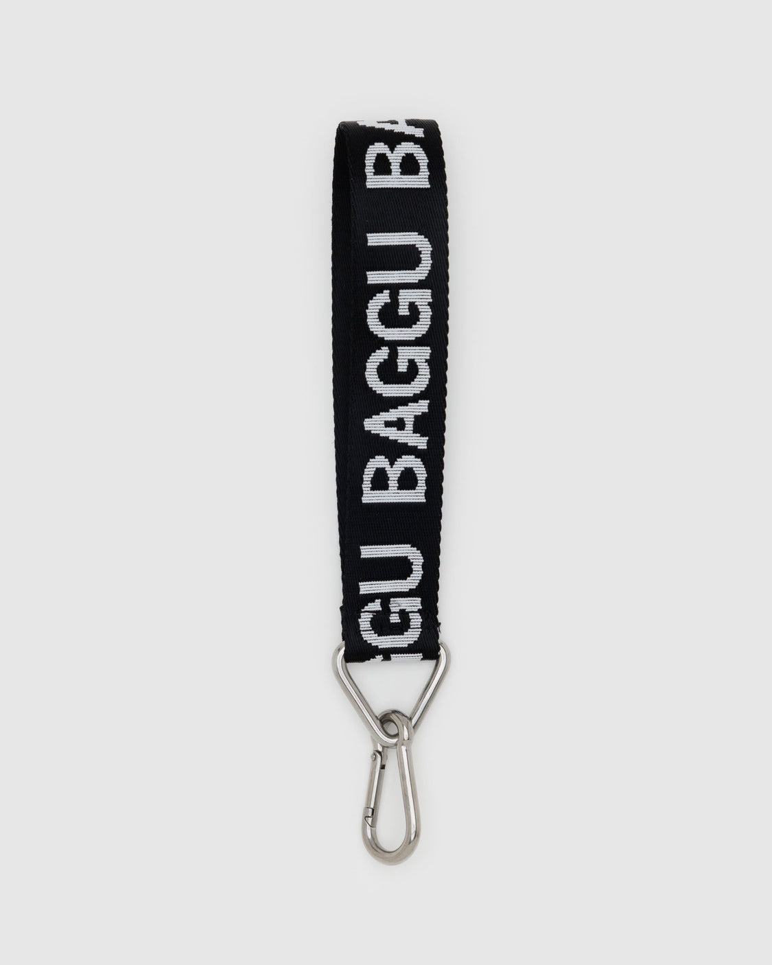 Logo Keychain - Black and White - Classic Charm Accent