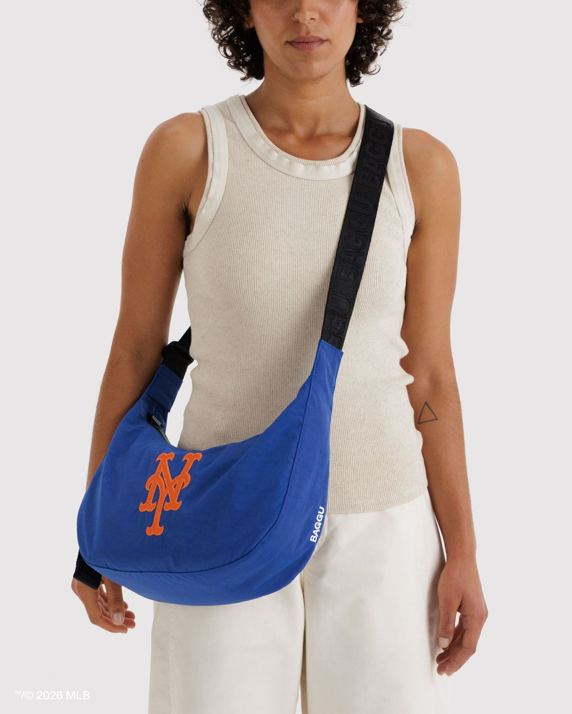 Medium Nylon Crescent Bag - New York Mets™ - Classic City Bag