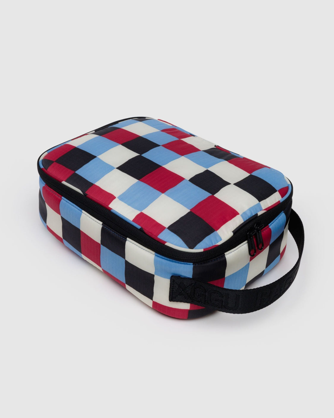 Lunch Box - Painted Check - Zip Desk Pouch